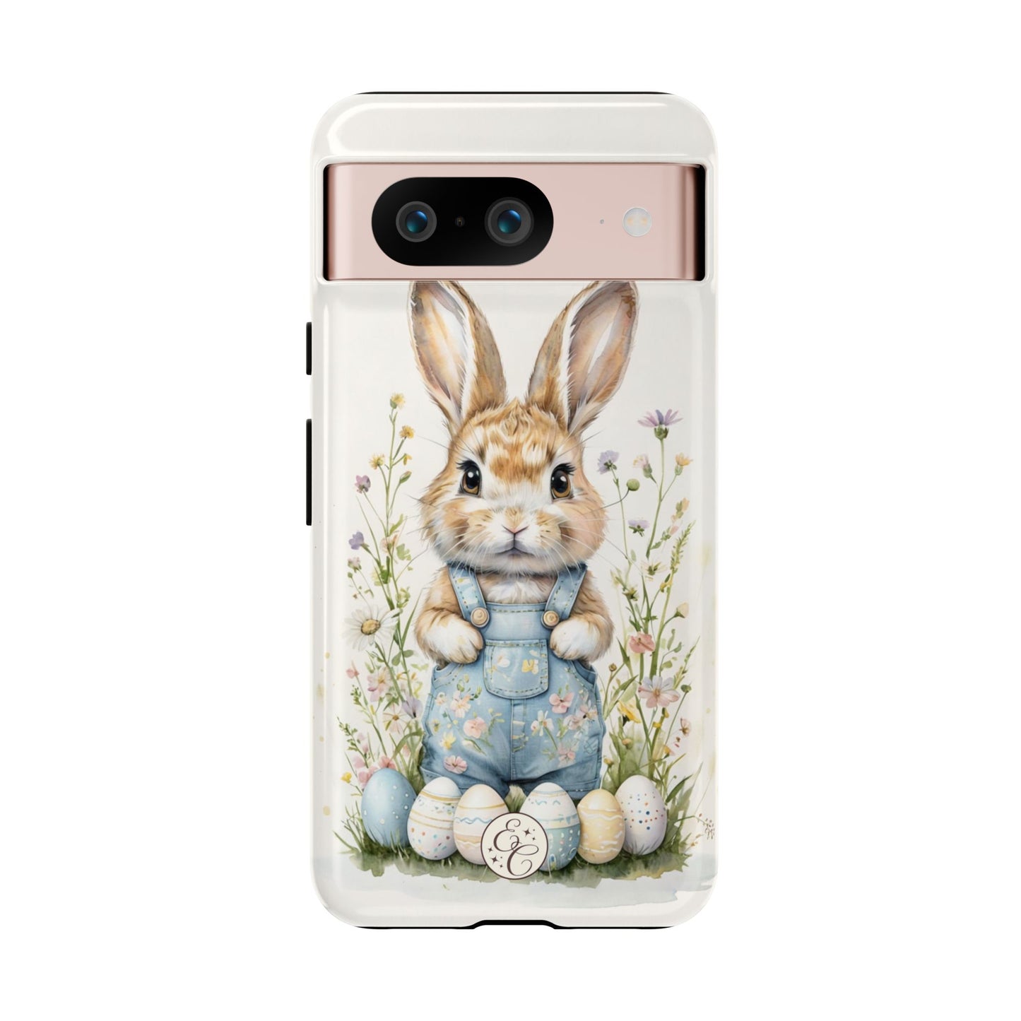 Bunny with Easter Eggs Tough Phone Case