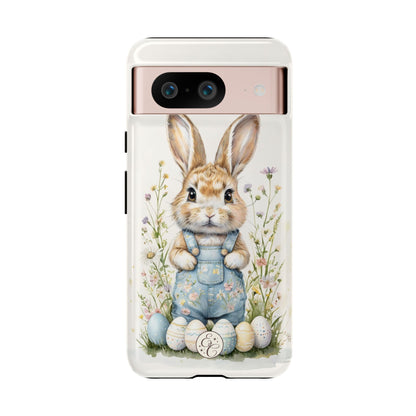 Bunny with Easter Eggs Tough Phone Case