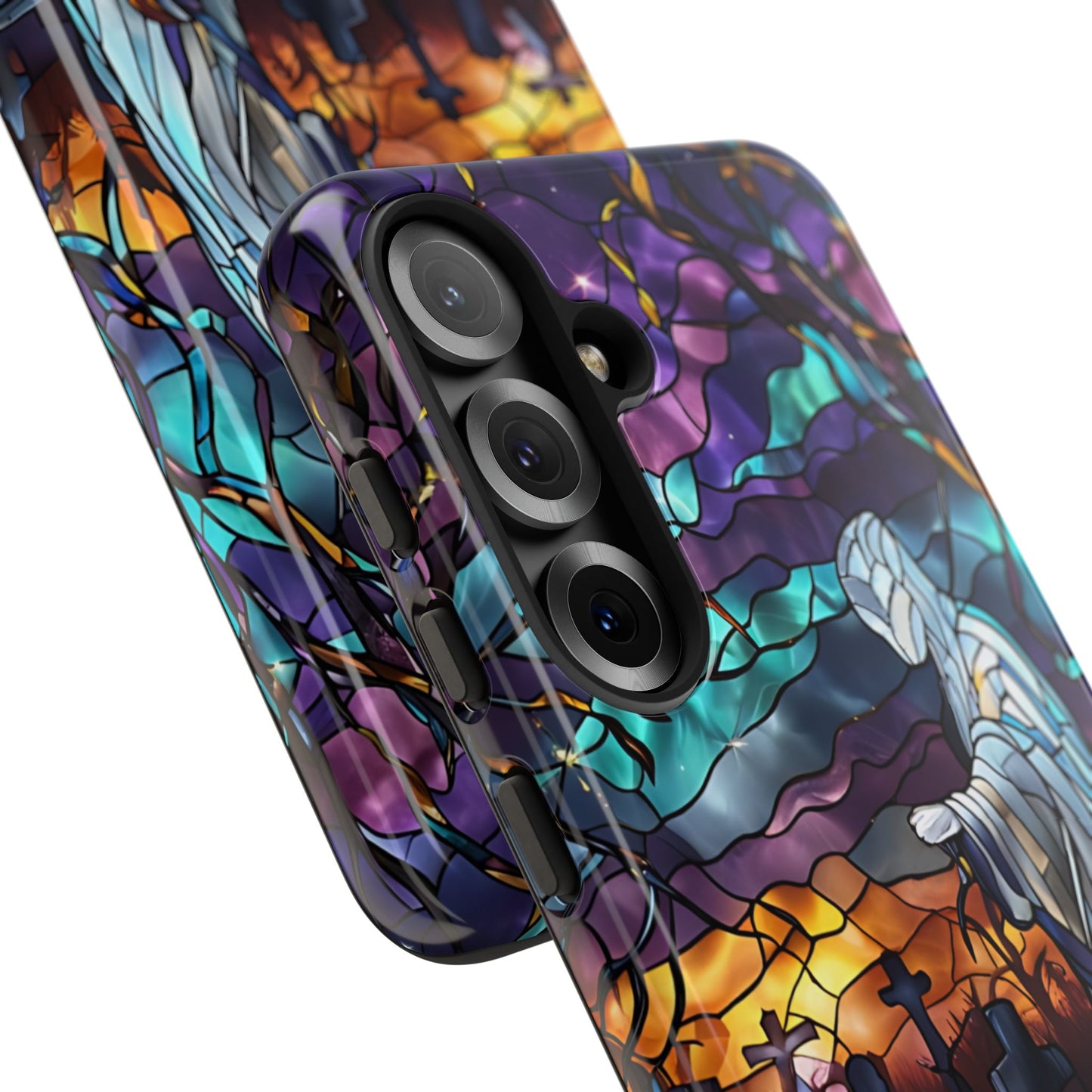 Stained Glass Ghost Tough Phone Case