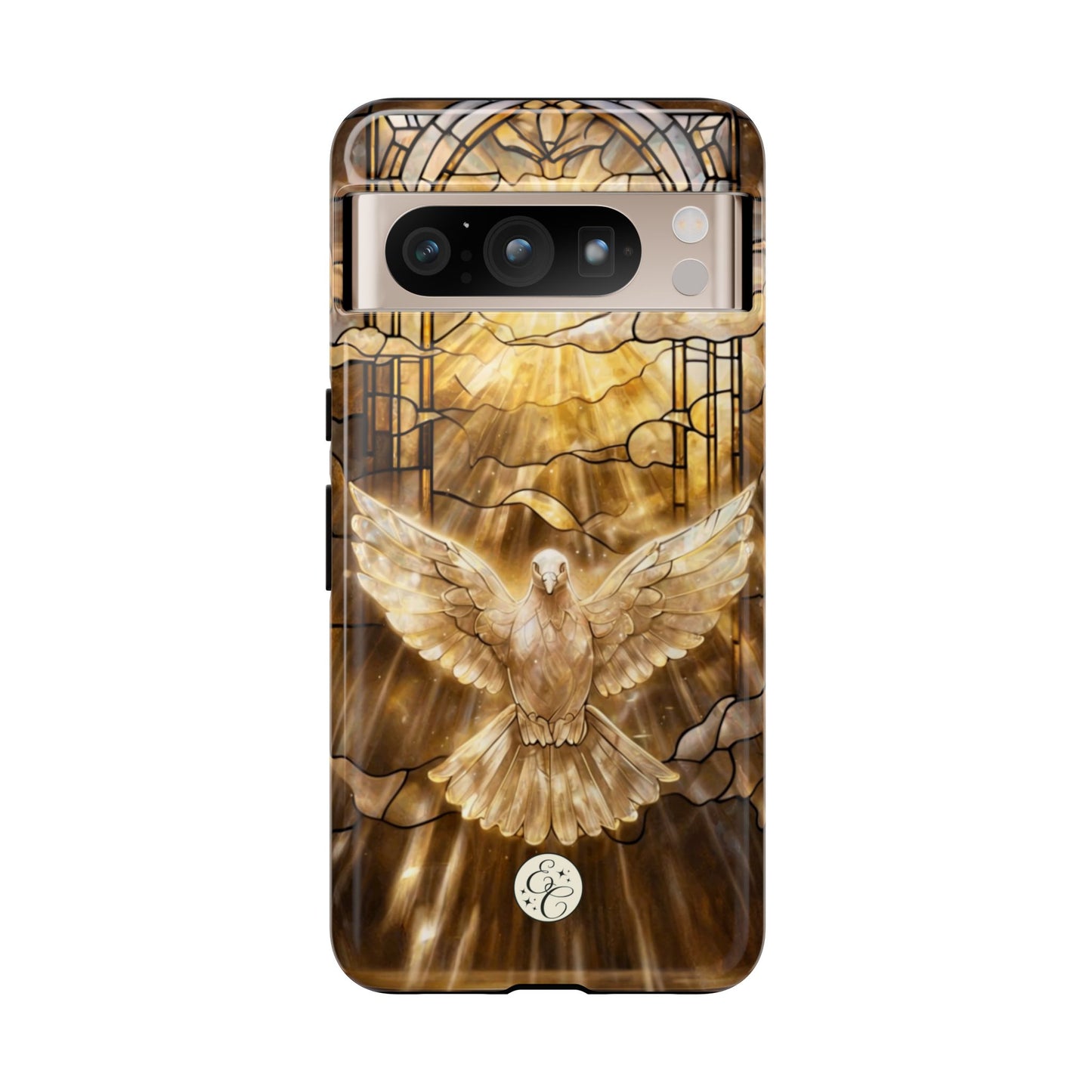 Holy Spirit Stained Glass Tough Phone Case