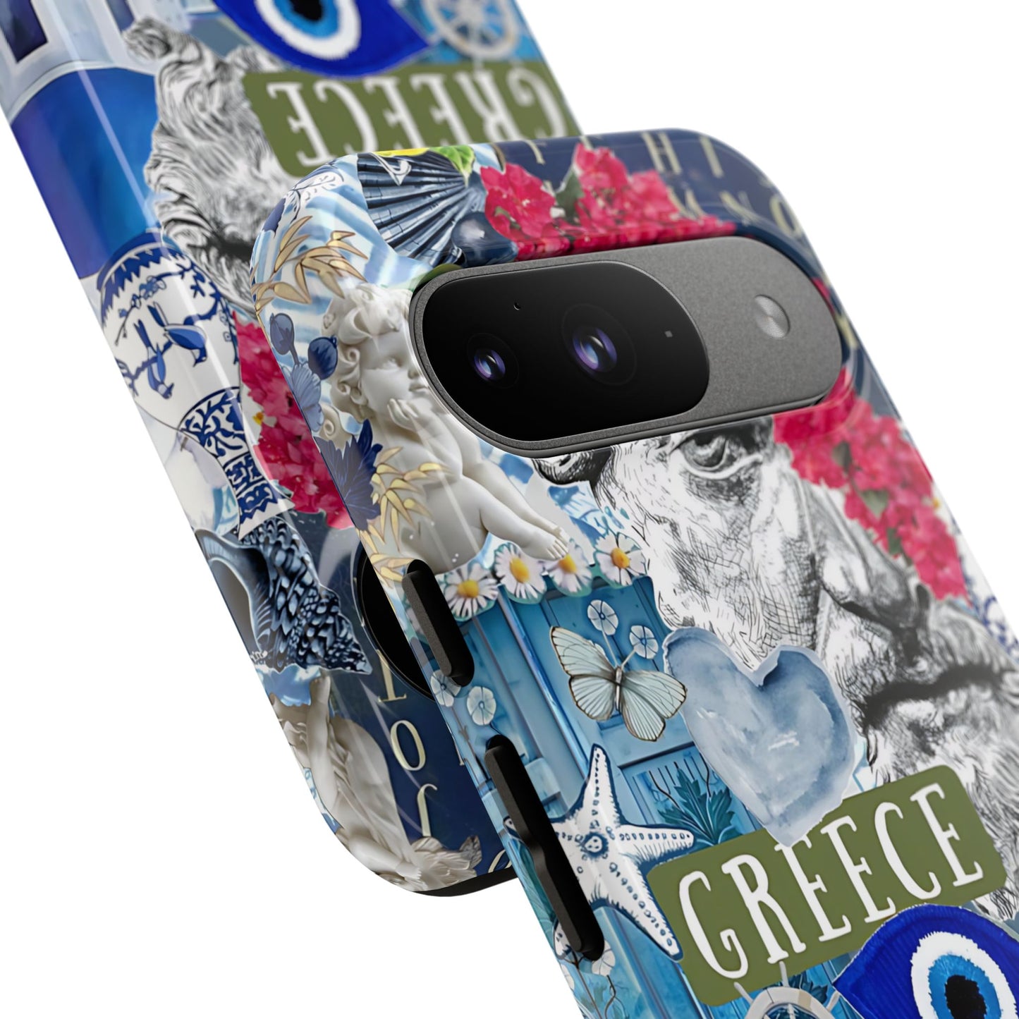 Greek Summer Collage Tough Phone Case