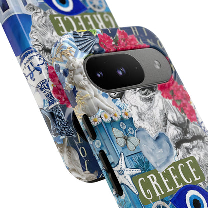 Greek Summer Collage Tough Phone Case
