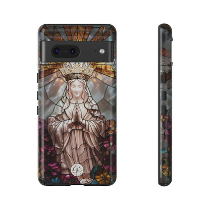 Virgin Mary Stained Glass Tough Phone Case