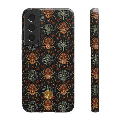 Boho Halloween Spider Pattern Tough Phone Case