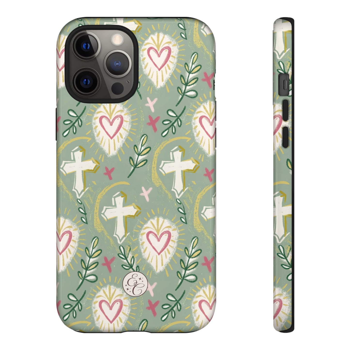 Christian Cross Boho Pattern Tough Phone Case