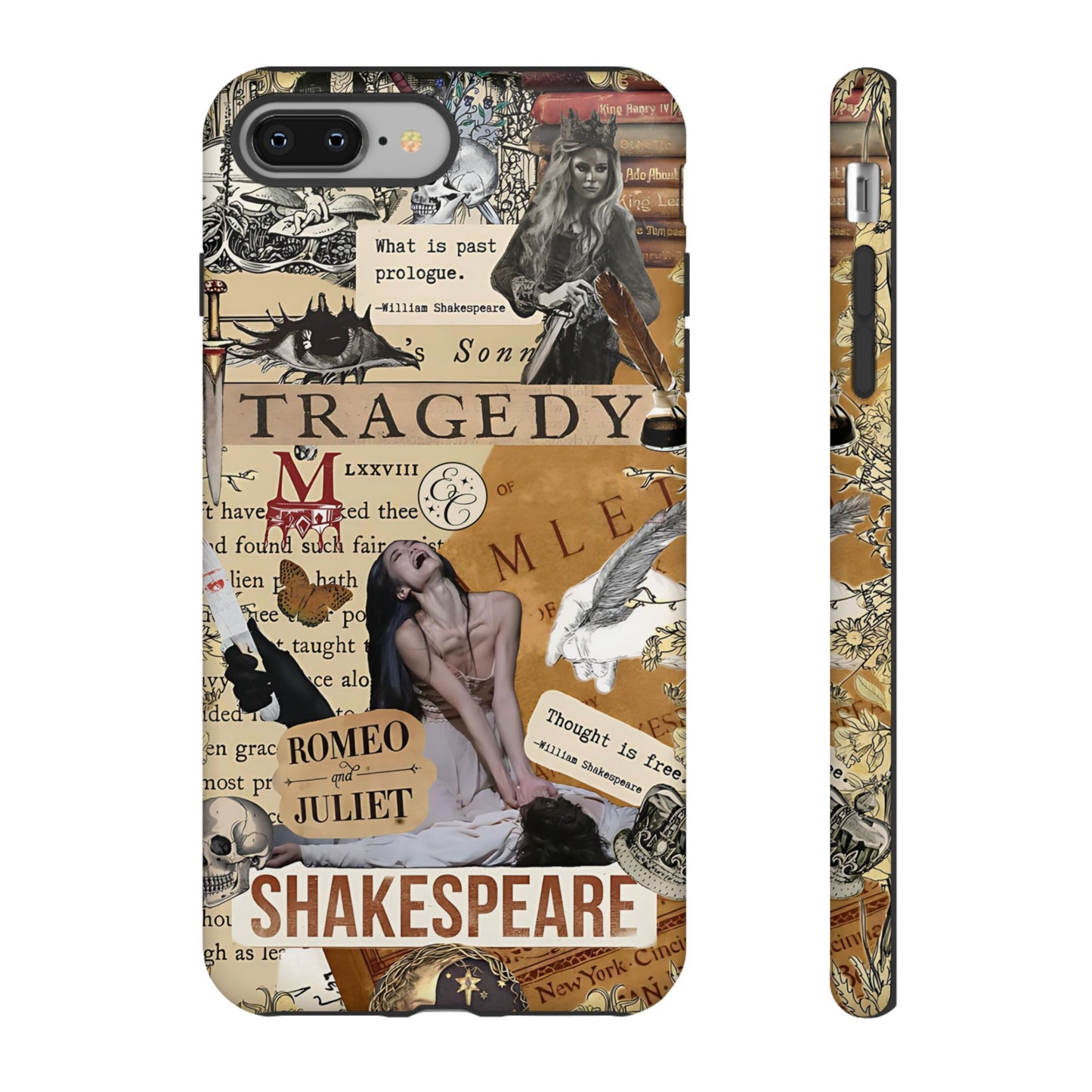 Shakespeare Tragedy Collage Tough Phone Case