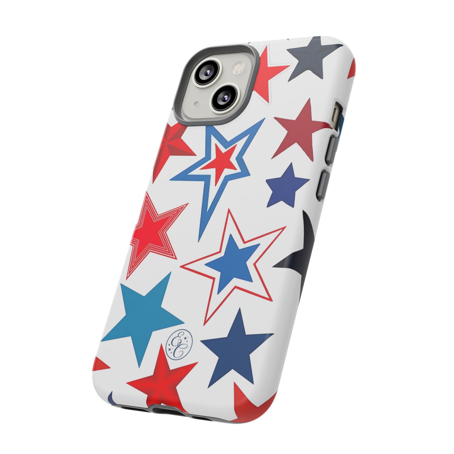 Patriotic Star Pattern Tough Phone Case