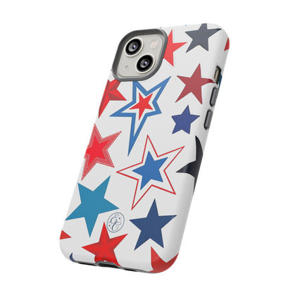 Patriotic Star Pattern Tough Phone Case