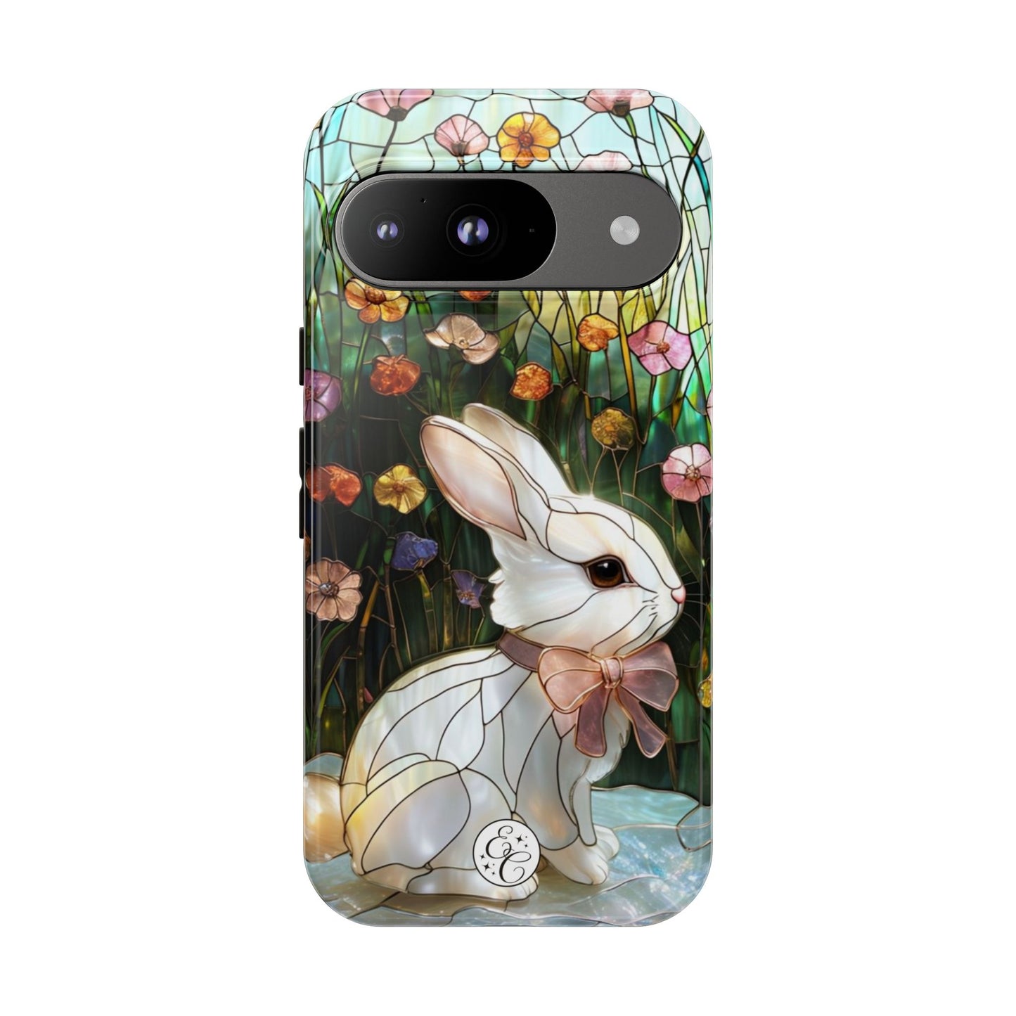 Easter Rabbit Stained Glass Tough Phone Case