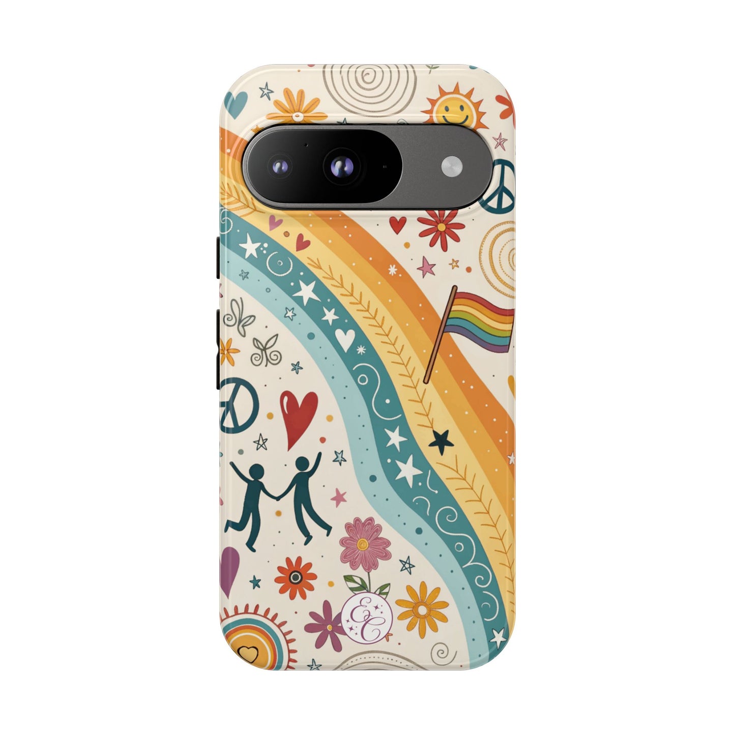 LGTBQ+ Pride Boho Doodle Tough Phone Case