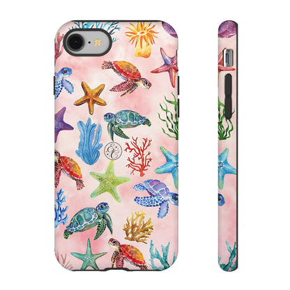 Colorful Marine Life Tough Phone Case