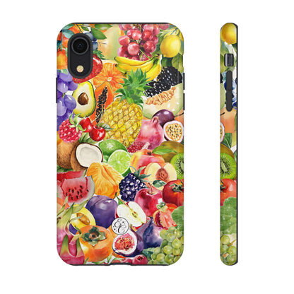 Colorful Fruits Collage Tough Phone Case