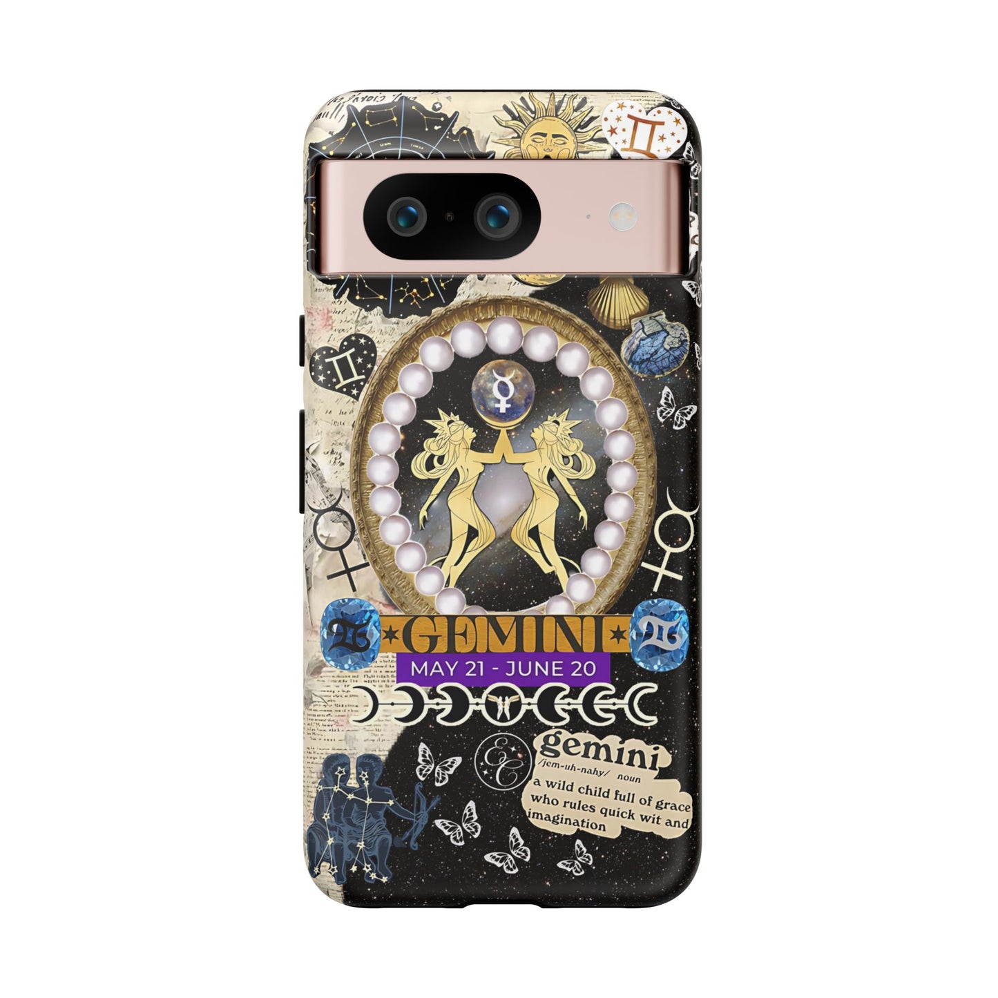 Gemini Zodiac Sign Tough Phone Case