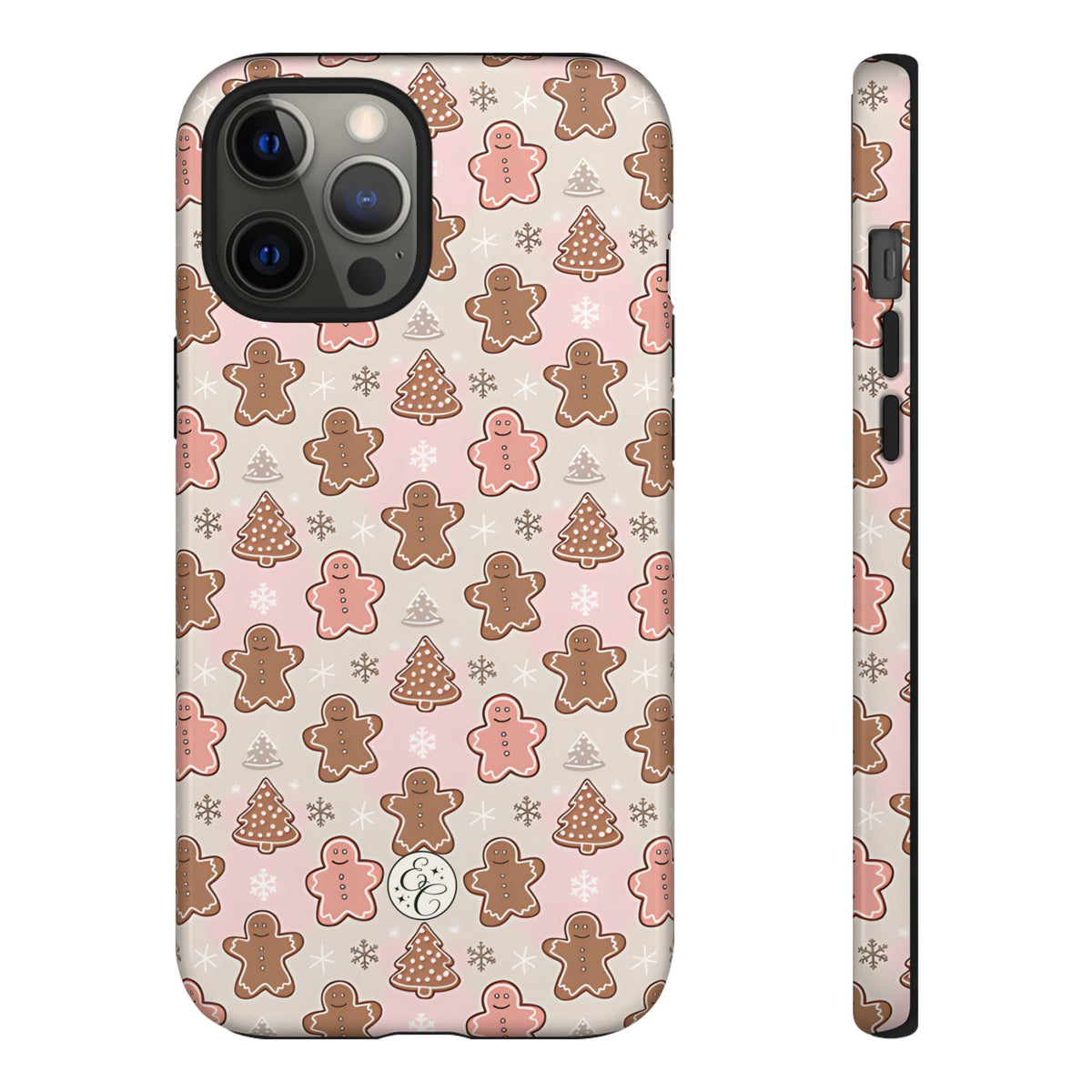 Gingerbread Men & Xmas Tree Pattern Phone Case