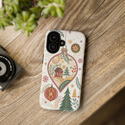 Cozy Christmas Ornament Tough Phone Case
