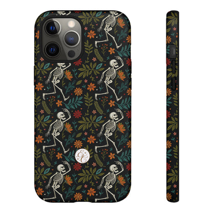 Boho Skeleton Pattern Halloween Phone Case