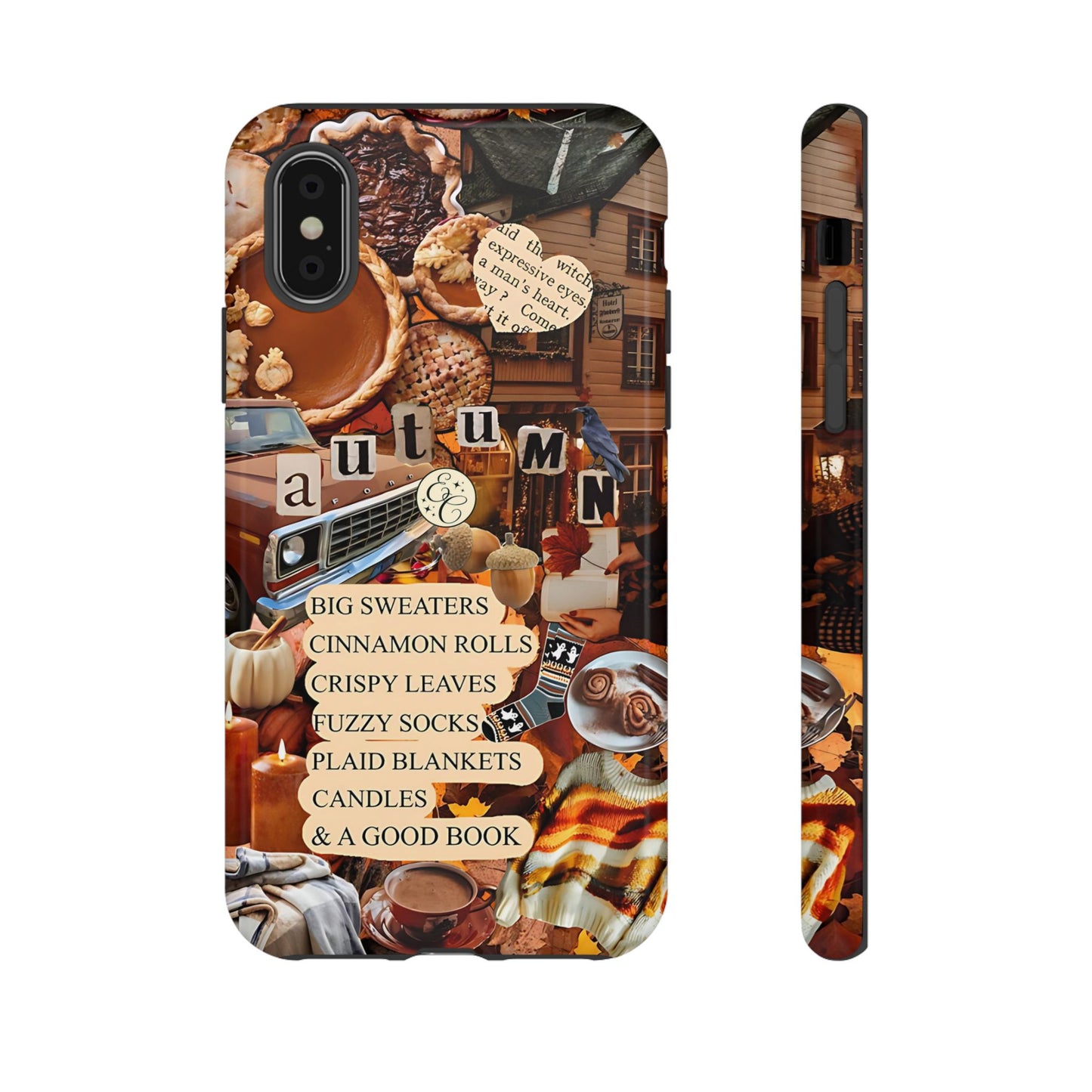 Autumn Aesthetic Collage Tough Phone Case