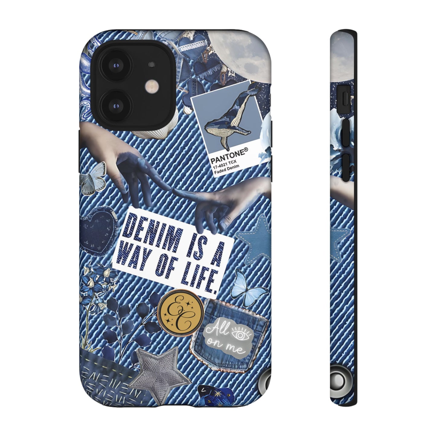 Denim Texture Tough Phone Case