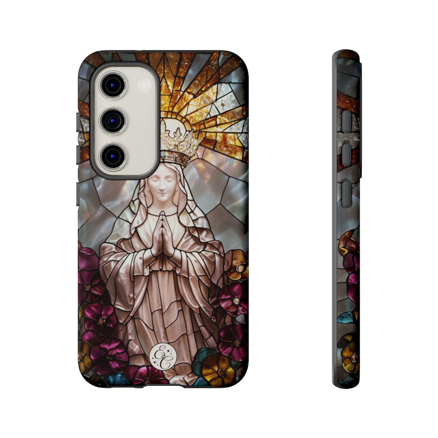 Virgin Mary Stained Glass Tough Phone Case