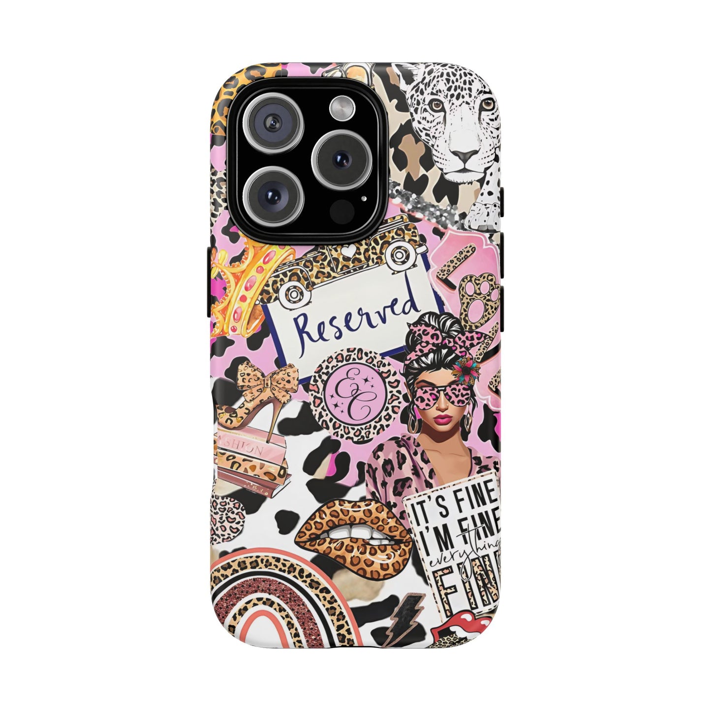 Leopard Wild Glamour Tough Phone Case