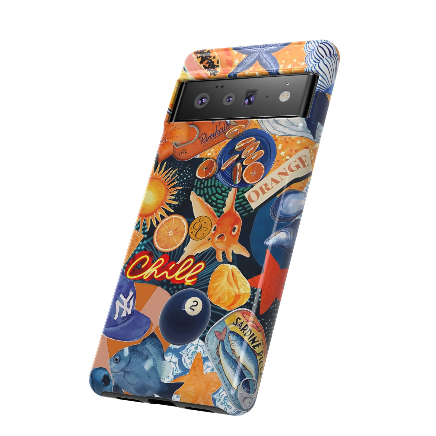 Nautical and Citrus Tough Phone Case