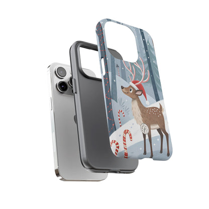 Reindeer in Winter Wonderland Tough Phone Case