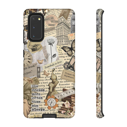 Library Romance Collage Tough Phone Cases