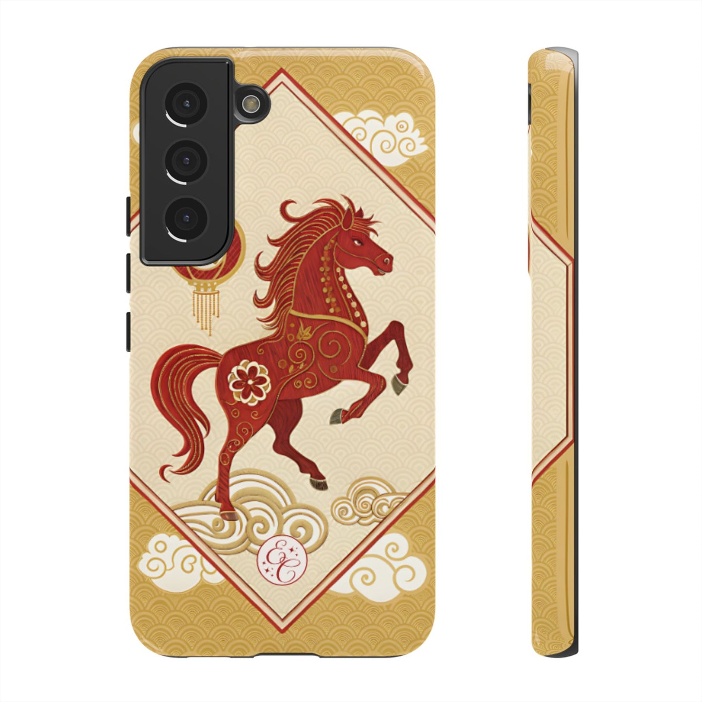 Chinese New Year Lucky Horse Tough Phone Case