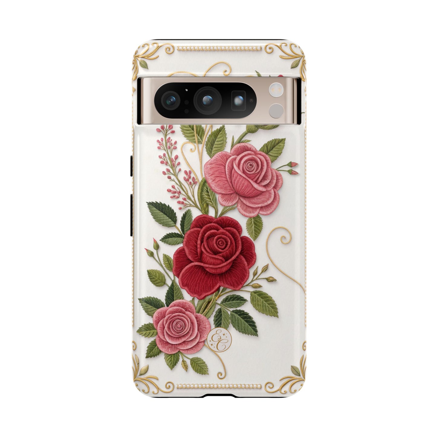 Elegant Rose Garden Tough Phone Case