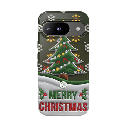 Merry Christmas Tree Tough Phone Case
