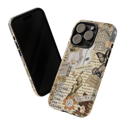 Library Romance Collage Tough Phone Case