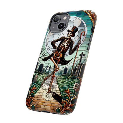 Dancing Skeleton Tough Phone Case