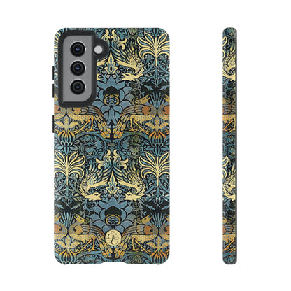 William Morris Peacock and Dragon Tough Phone Case