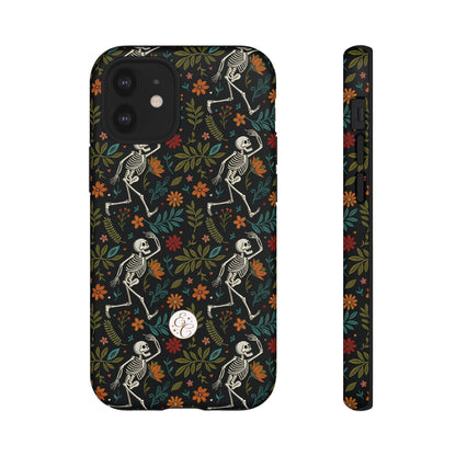 Boho Skeleton Pattern Halloween Phone Case