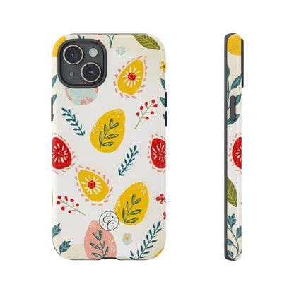 Colorful Easter Egg Pattern Tough Phone Case