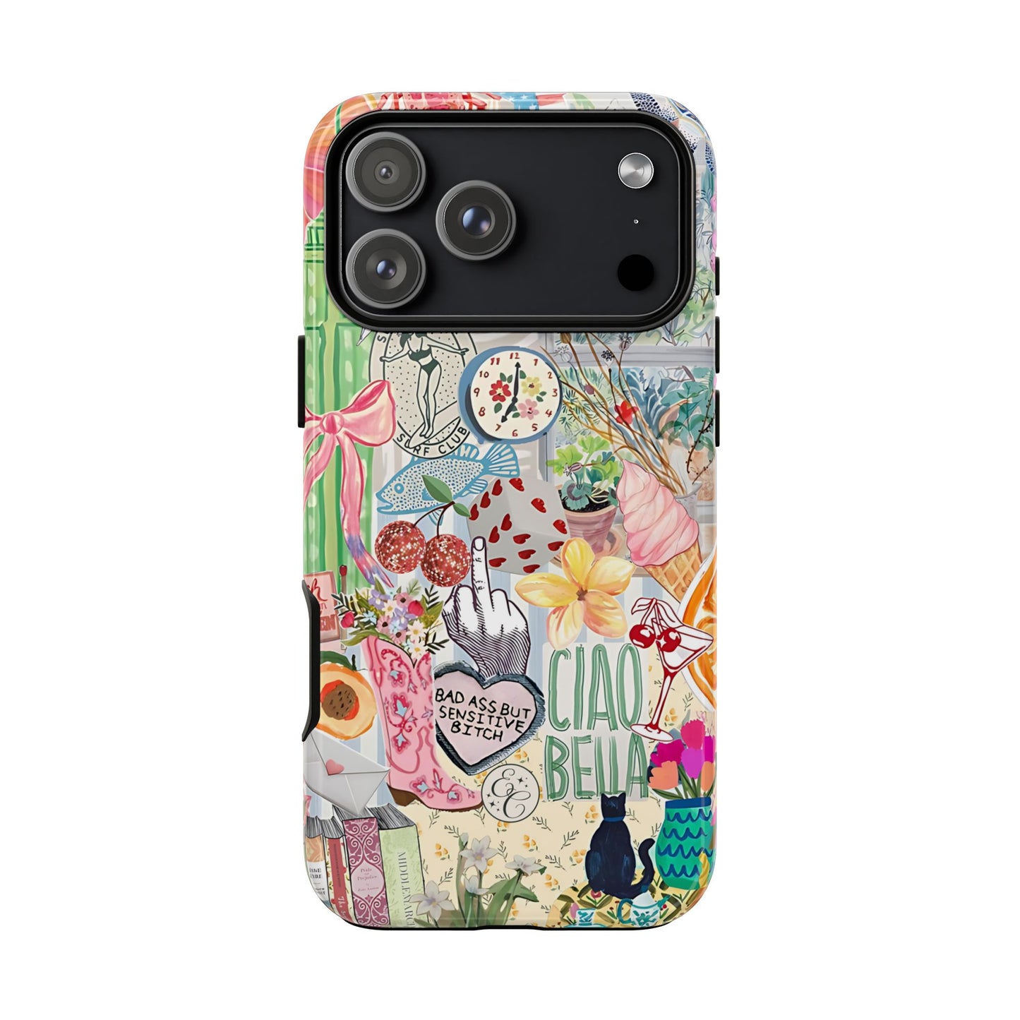 Coquette Art Collage Tough Phone Case
