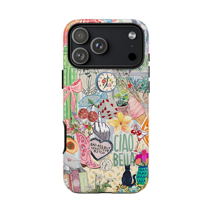 Coquette Art Collage Tough Phone Case