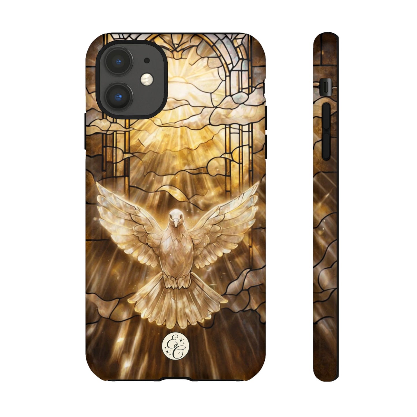 Holy Spirit Stained Glass Tough Phone Case