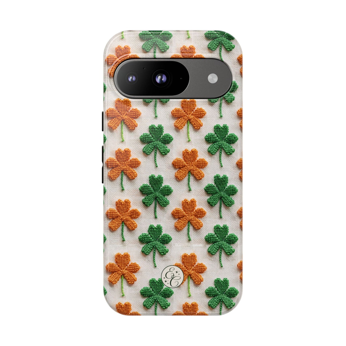 Lucky Shamrock Pattern Tough Phone Case