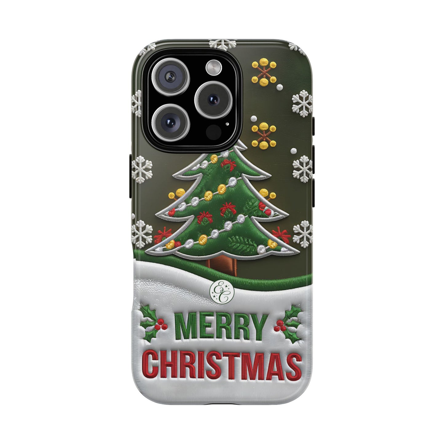 Merry Christmas Tree Tough Phone Case