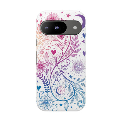 Subtel Bisexual Boho Doodle Tough Phone Case