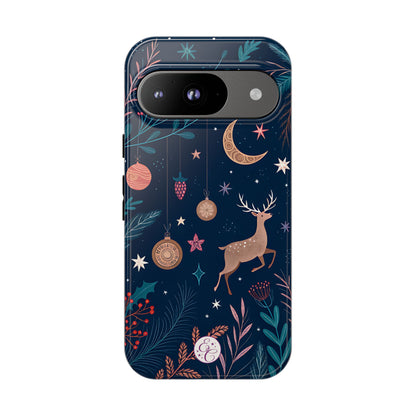 Boho Christmas Reindeer Tough Phone Case