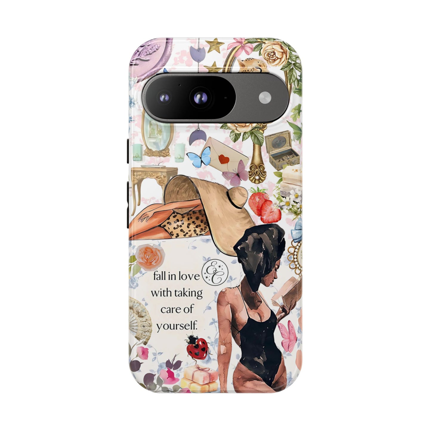 Aesthetic Coquette Collage Tough Phone Case