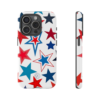 Patriotic Star Pattern Tough Phone Case