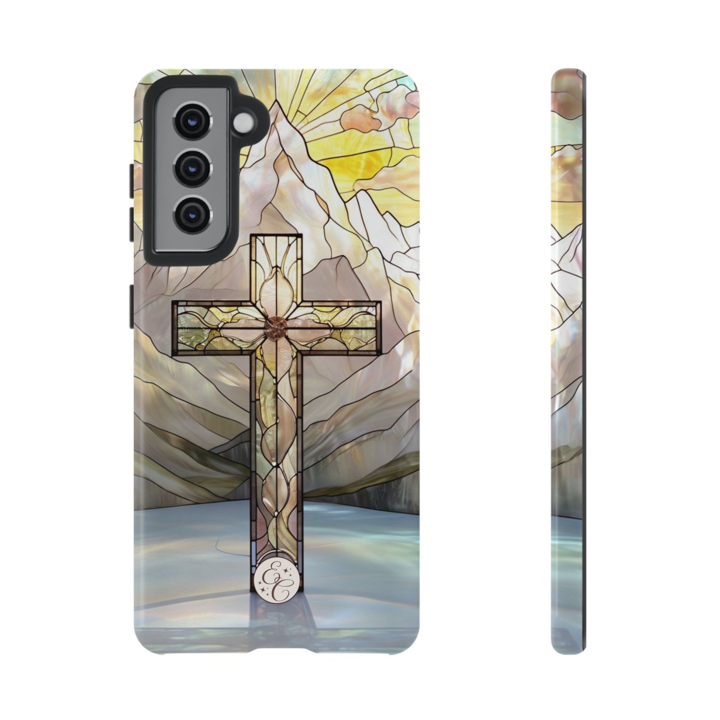 Stained Glass Cross Tough Phone Case