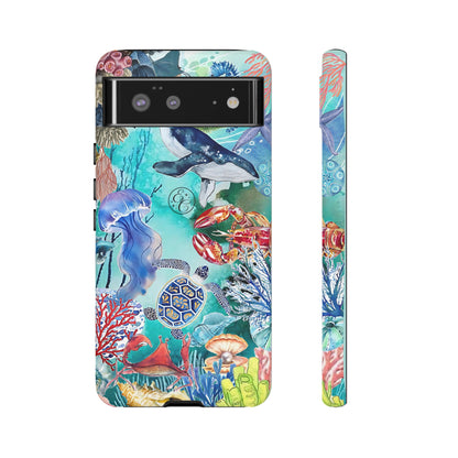 Ocean Wonders Collage Tough Phone Case