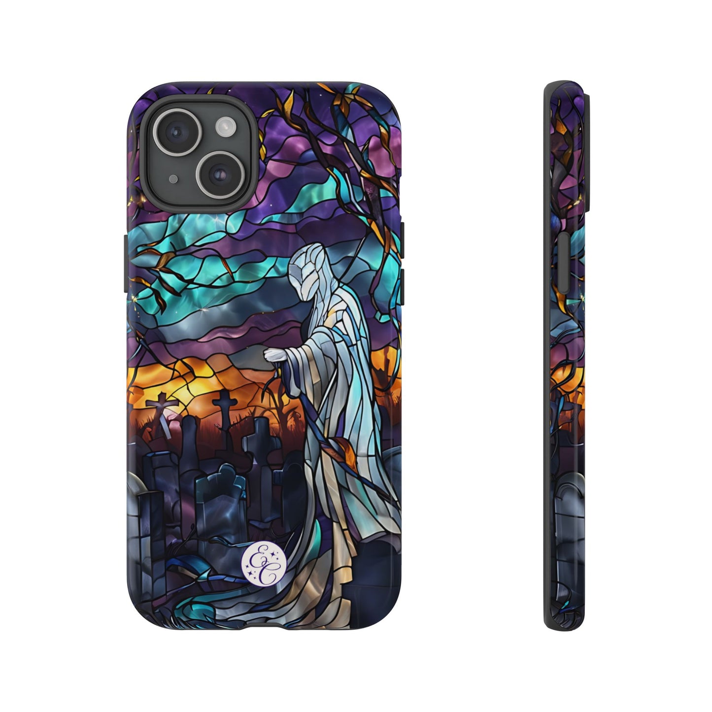 Stained Glass Ghost Tough Phone Case