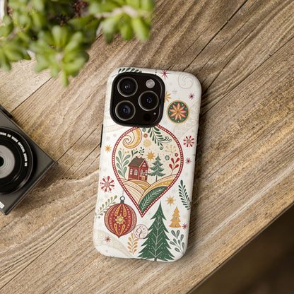 Cozy Christmas Ornament Tough Phone Case