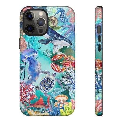 Ocean Wonders Collage Tough Phone Case