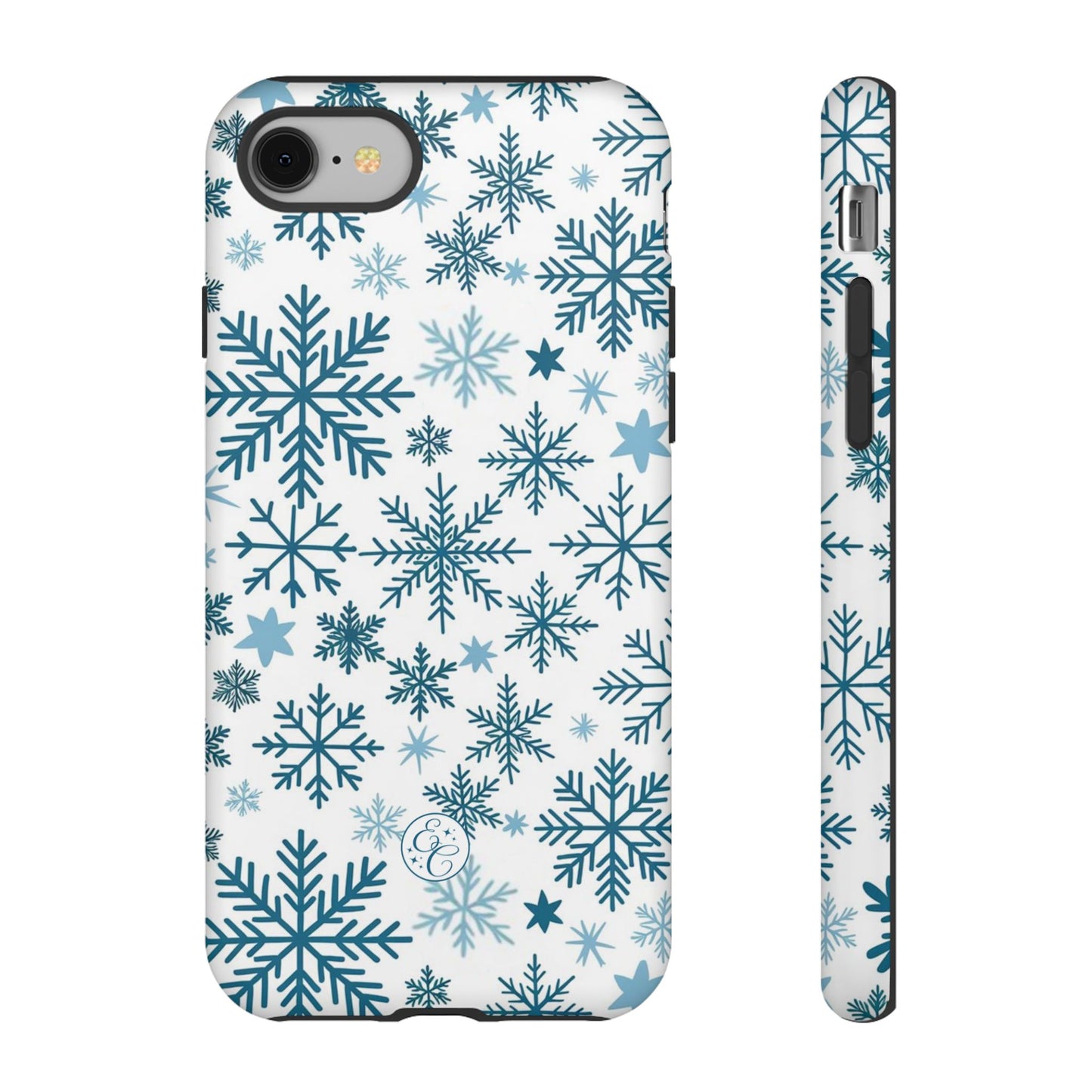 Winter Snowflakes Pattern Tough Phone Case